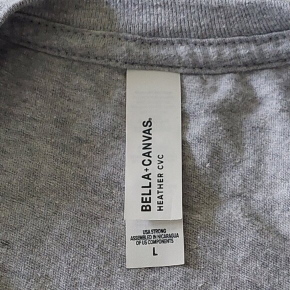 I Love to Make Boys Cry Short Sleeved Gray Women's T-Shirt Size L - Picture 5 of 8